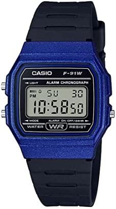 Casio Herreklokke F 91WM 2ADF Classic LCD/Resinplast Ø35 mm