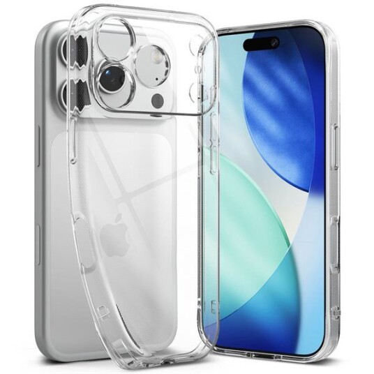 Ringke Air Mobildeksel for iPhone 17 Pro - Ultra Tynn Gjennomsiktig TPU Ringke Air Mobildeksel for iPhone 17 Pro - Ultra Tynn Gjennomsiktig TPU