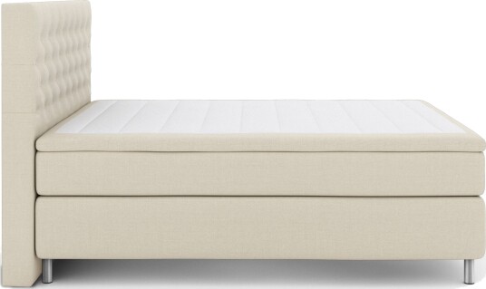 Select No 5 Komplett Sengepakke 210x210 Fast/Medium Lateks Beige/Metallben
