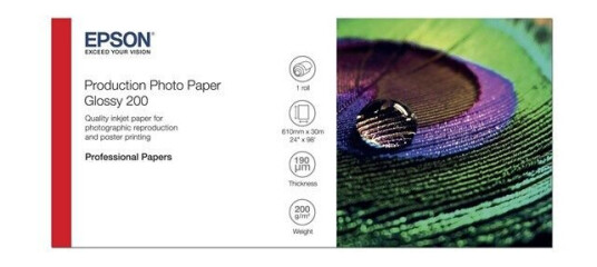 Epson Production - photo paper - 1 roll(s) - Roll (60.96 cm x 30 m) - 200 g/m²