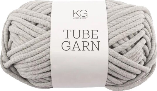 Kort og Godt Tubegarn 4mm Grå 7743, 100g