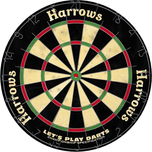 Harrows Dart Set Lets Play Darts Bristle dartskive STD Harrows Dart Set Lets Play Darts Bristle dartskive STD