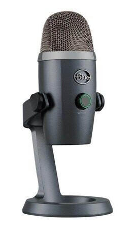 Blue Yeti Nano USB Mikrofon for Podcast og Gaming - Skyggegrå