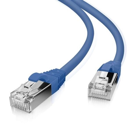 Helos Cat5e Sf/Utp 3M 3 M Cat5e Sf/Utp S-Ftp Rj-45 Rj-45 Blå