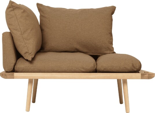 Umage Lounge Around 1½ seters Sofa Eik/sukkerbrun