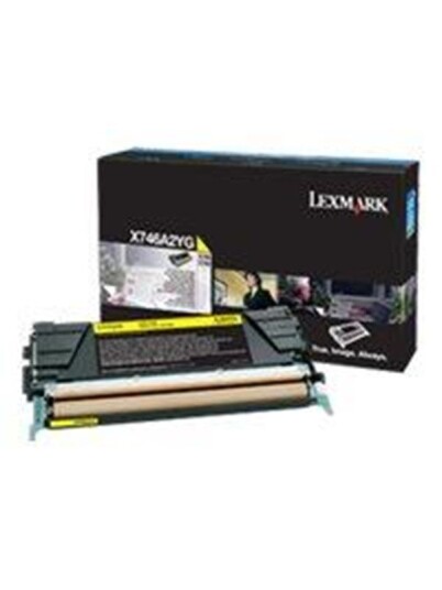Lexmark - yellow - original - toner cartridge - LCCP - Laser toner Yellow