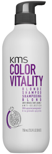 KMS ColorVitality Blonde Shampoo 750 ml for Farget og Lyst Hår KMS ColorVitality Blonde Shampoo 750 ml for Farget og Lyst Hår