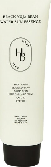 Heveblue Black Yuja Bean Water Sun Essence 50 ml