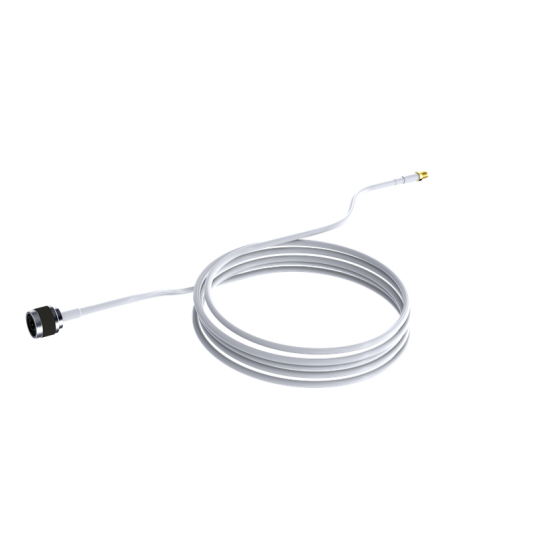 Poynting Antennen Zubehör Kabel Acab147 3M Hdf195 N M Zu Sma M White Nickel Beschichtet