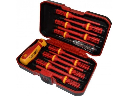 Skrutrekkere 13 Stk For Elektriker X1147