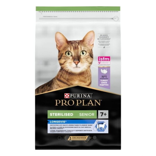 Purina Pro Plan Kattemat Senior Sterilisert 7+ med Kalkun 10 kg Purina Pro Plan Kattemat Senior Sterilisert 7+ med Kalkun 10 kg