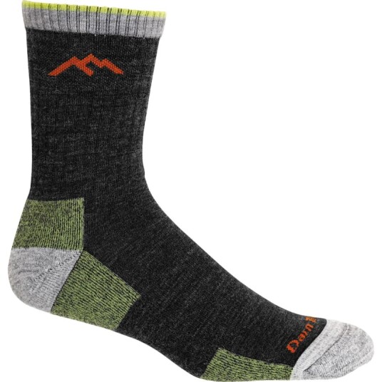 Darn Tough Men's Hiker Micro Crew Sock Cushion XL (46-49 . 5) , Lime