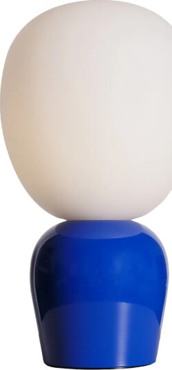 Belid Buddy bordlampe opalglass Ultramarinblå