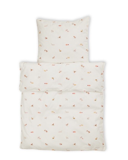 Smallstuff Baby Bedding Farm Living 100 x 70 cm Peach