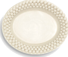 Mateus Oval Tallerken Bubbles Sand 20 cm Mateus Oval Tallerken Bubbles Sand 20 cm