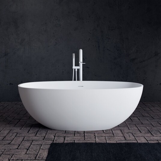 Pulcher Mood 165 Badekar 165x78 Matt Hvit SolidTec Pulcher Mood 165 Badekar 165x78 Matt Hvit SolidTec