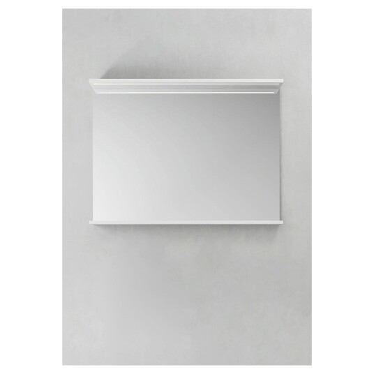 Hafa Store 900 Speil m/LED-lys 90x70x11 cm Hvit Matt