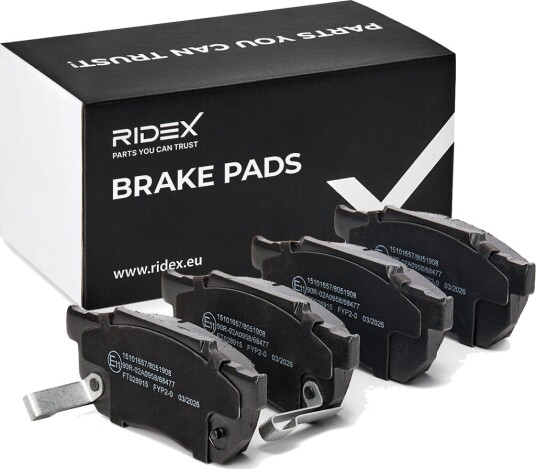 Bremseklosser RIDEX 402B0875