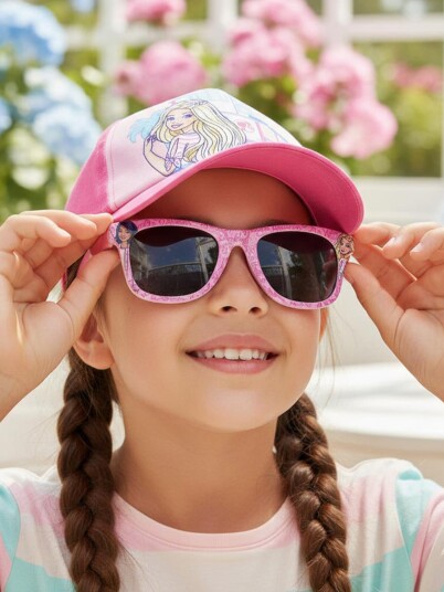 Barbie Caps &  Solbriller Rosa
