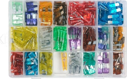 Yato Sett YT-83148 Assortert Med Flatsikringer 301 Stk. (Mini/Standard)