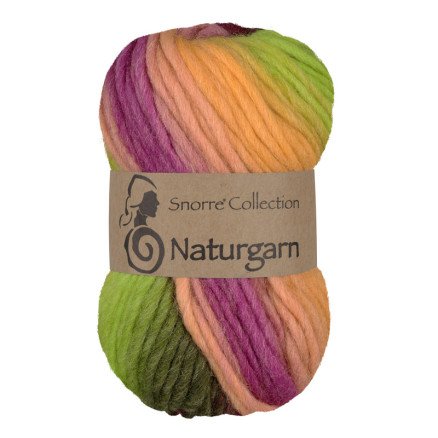 Viking Garn Snorre Naturgarn 644 - Multi Gul/Grønn Viking Garn Snorre Naturgarn 644 - Multi Gul/Grønn