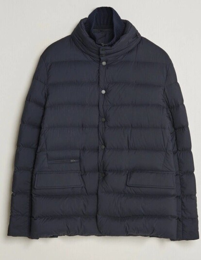 Moncler Elarune Down Blazer Navy
