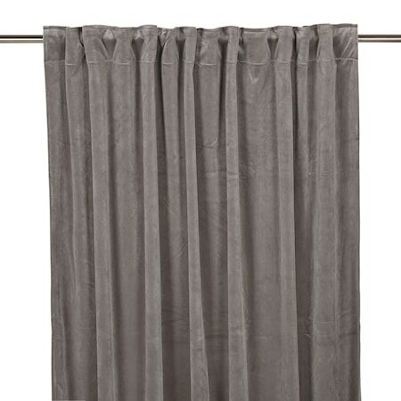 Fondaco Velvet Multifunksjonsgardiner 2-pakning 140 x 280 Grå