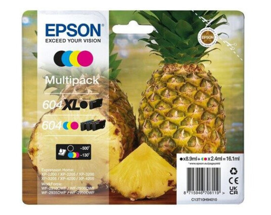 Epson 60 - 4-pack - XL - black yellow cyan magenta - original - ink cartridge - Blekkpatron Blå Epson 60 - 4-pack - XL - black yellow cyan magenta - original - ink cartridge - Blekkpatron Blå