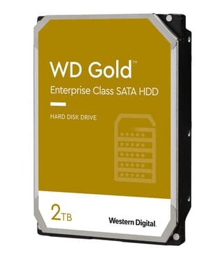 Western Digital Gold 2TB 3.5" Intern Harddisk 7200 RPM SATA 6Gb/s