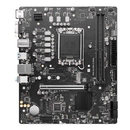 MSI PRO H610M-E Micro ATX Hovedkort med LGA1700 og DDR4 Støtte MSI PRO H610M-E Micro ATX Hovedkort med LGA1700 og DDR4 Støtte