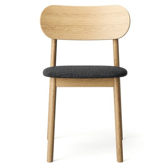 Decotique Elephant Stol Naturlig Eik / Antrasittfarget Bouclé
