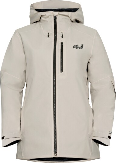 Jack Wolfskin Women"s Flowline 3in1 Jacket Pale Sand L Jack Wolfskin Women"s Flowline 3in1 Jacket Pale Sand L