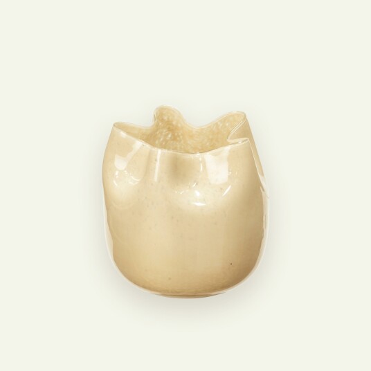 Broste Copenhagen Esther vase 20 cm Anise Flower Yellow