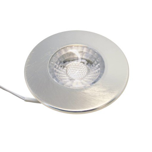 Nordtronic Gabriella 12 Inn/påbygningsspot 4W/927 LED, Børstet stål Nordtronic Gabriella 12 Inn/påbygningsspot 4W/927 LED, Børstet stål