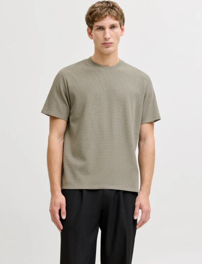 Jack & Jones Jjeaustin Tee Ss Noos   Khaki green   XXL