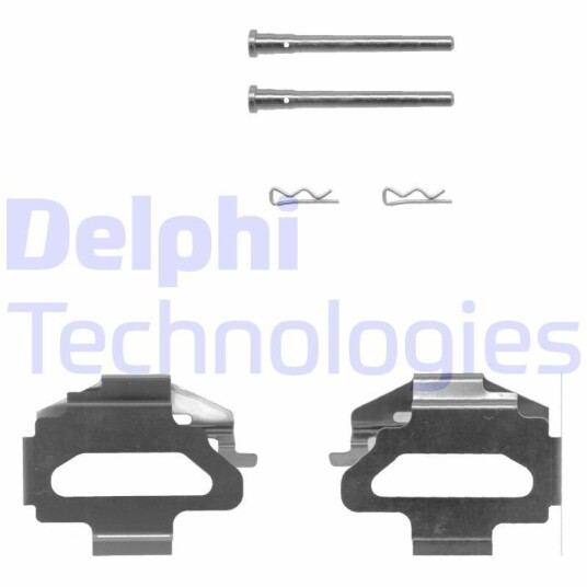 Tilbehørsett, skivebremse belegg DELPHI LX0150