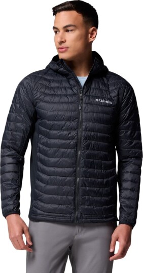 Columbia Powder Pass Hybrid Hooded Jakke Herre Svart 2XL