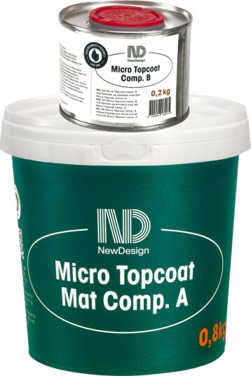 New Design Topcoat Mikrosement Matt A+B 1kg