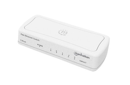 Manhattan 560672, Uhåndtert, Fast Ethernet (10/100), Full Tosidig