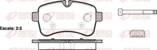 Bremseklosser REMSA 1282.00