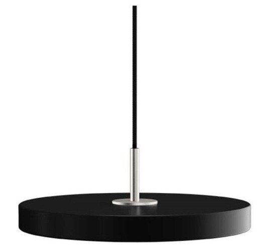 Umage Asteria Mini Taklampe Svart med Messingtopp Umage Asteria Mini Taklampe Svart med Messingtopp