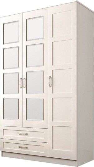 Zyricon Garderobe 105x184 cm - Matt Hvit