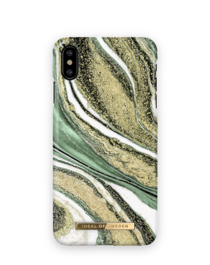 Ideal Of Sweden Printed Case Cosmic Green Swirl (IDFCSS20-IXS-192)