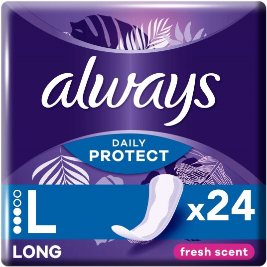 Always Daily Protect Long Panty Liners 24 Count Always Daily Protect Long Panty Liners 24 Count