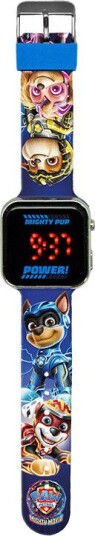 Paw Patrol Led Barneklokke 180x75x30mm Blå