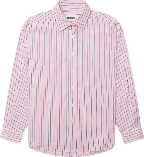 Woodbird Wbliva Stripe Shirt Pink XS