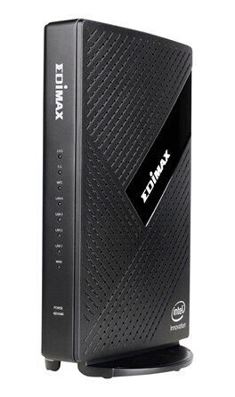 Edimax BR-6473AX Wi-Fi 6 Ruter med 4 Gigabit LAN-porter - Svart