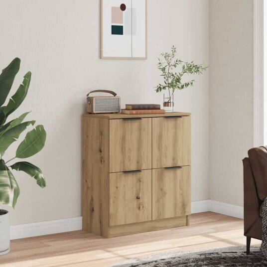 Skjenk artisan eik 60x30x70 cm konstruert tre 856841