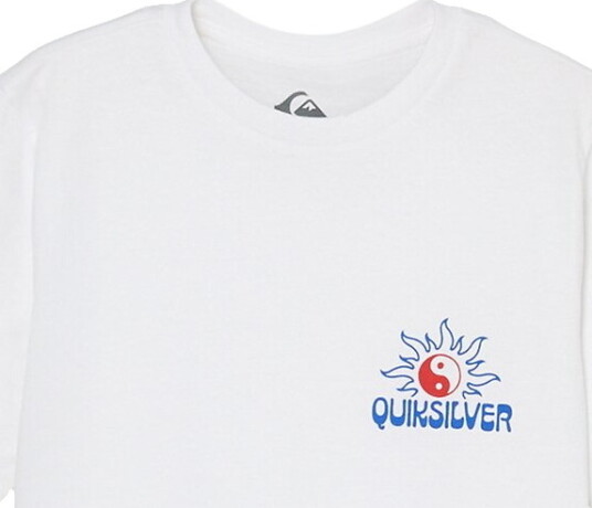 Quiksilver T skjorte Fusjon White Quiksilver 12 år (152) T skjorte Hvit