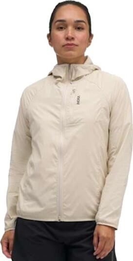 Hoka SkyFlow Wind Jacket Dame Otml/Oat Milk L